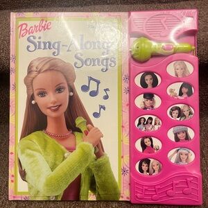 Barbie Sing-Along Songs with Pink and Green Microphone